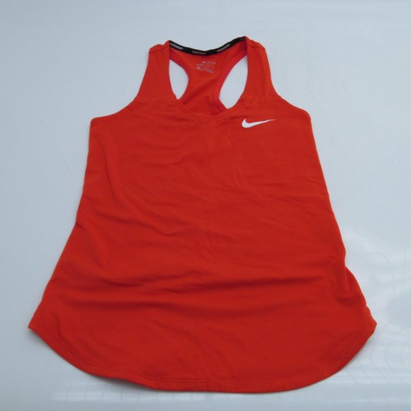 Nike Court Red Dri Fit Razorback Tank Top Tennis XS - Picture 1 of 4